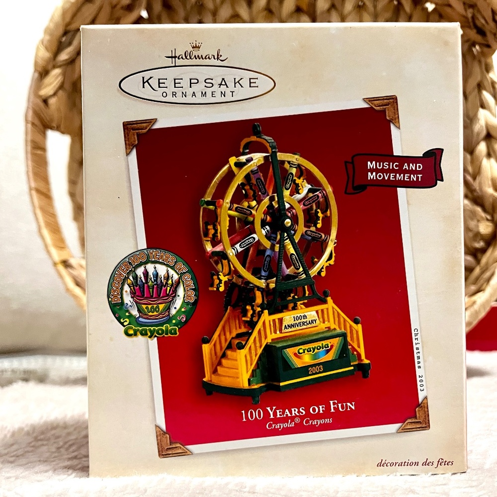 2003 100 Years of Fun | Crayola | Hallmark Keepsake Ornament | QXI8769 - Picture 7 of 7